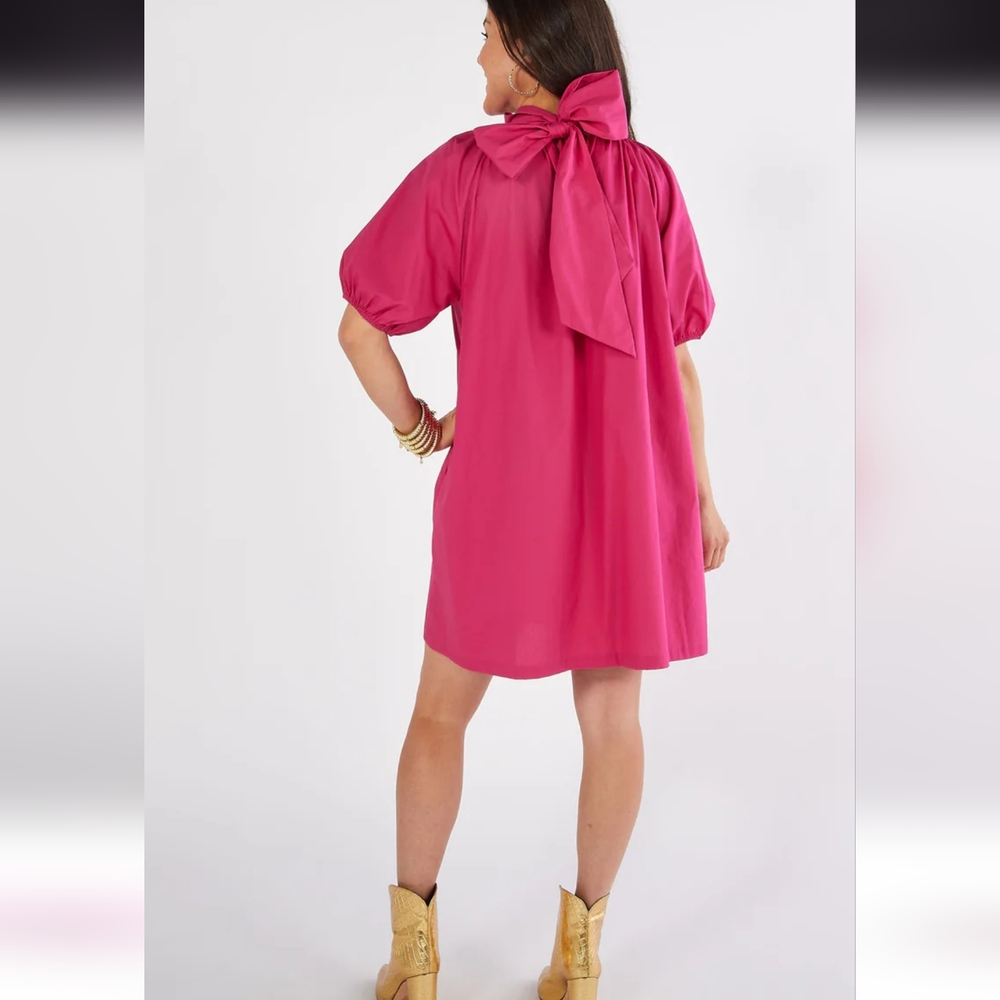 Caryn Lawn Ryan Bow Dress